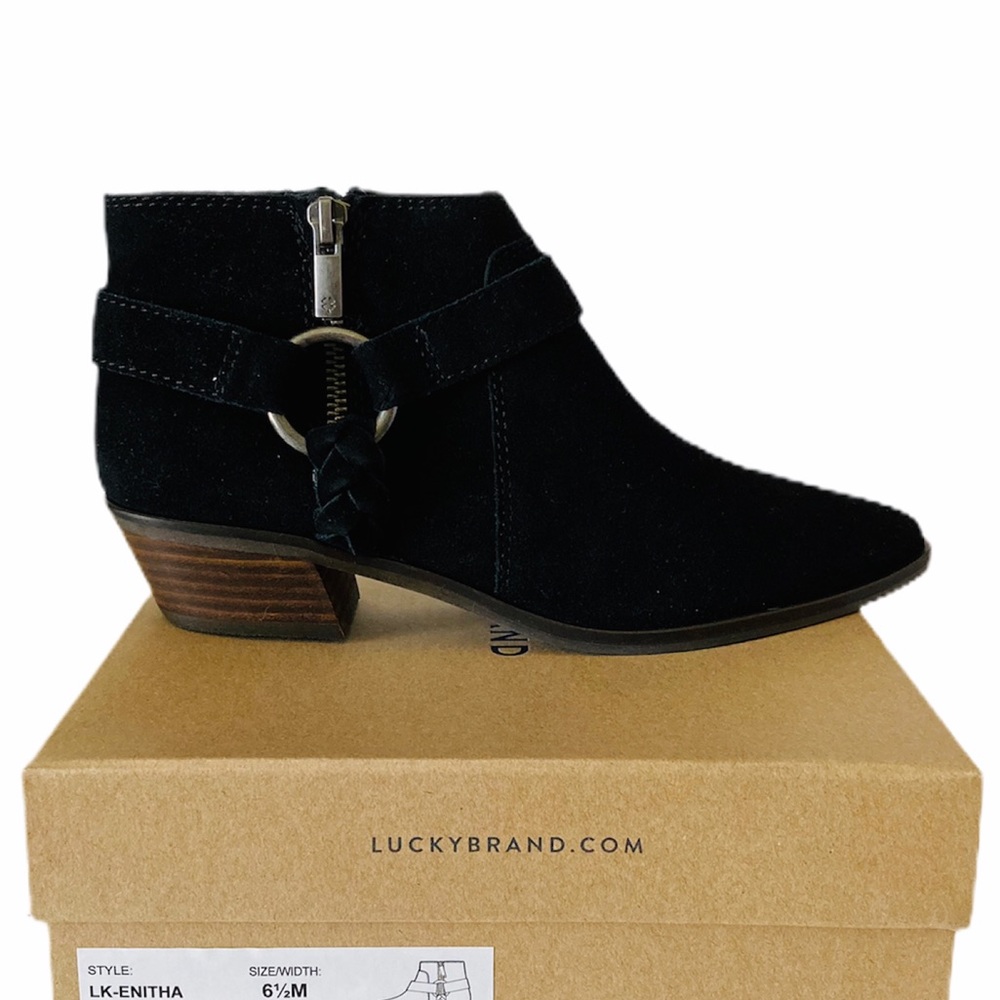 Lucky Brand Suede Leather Bootie